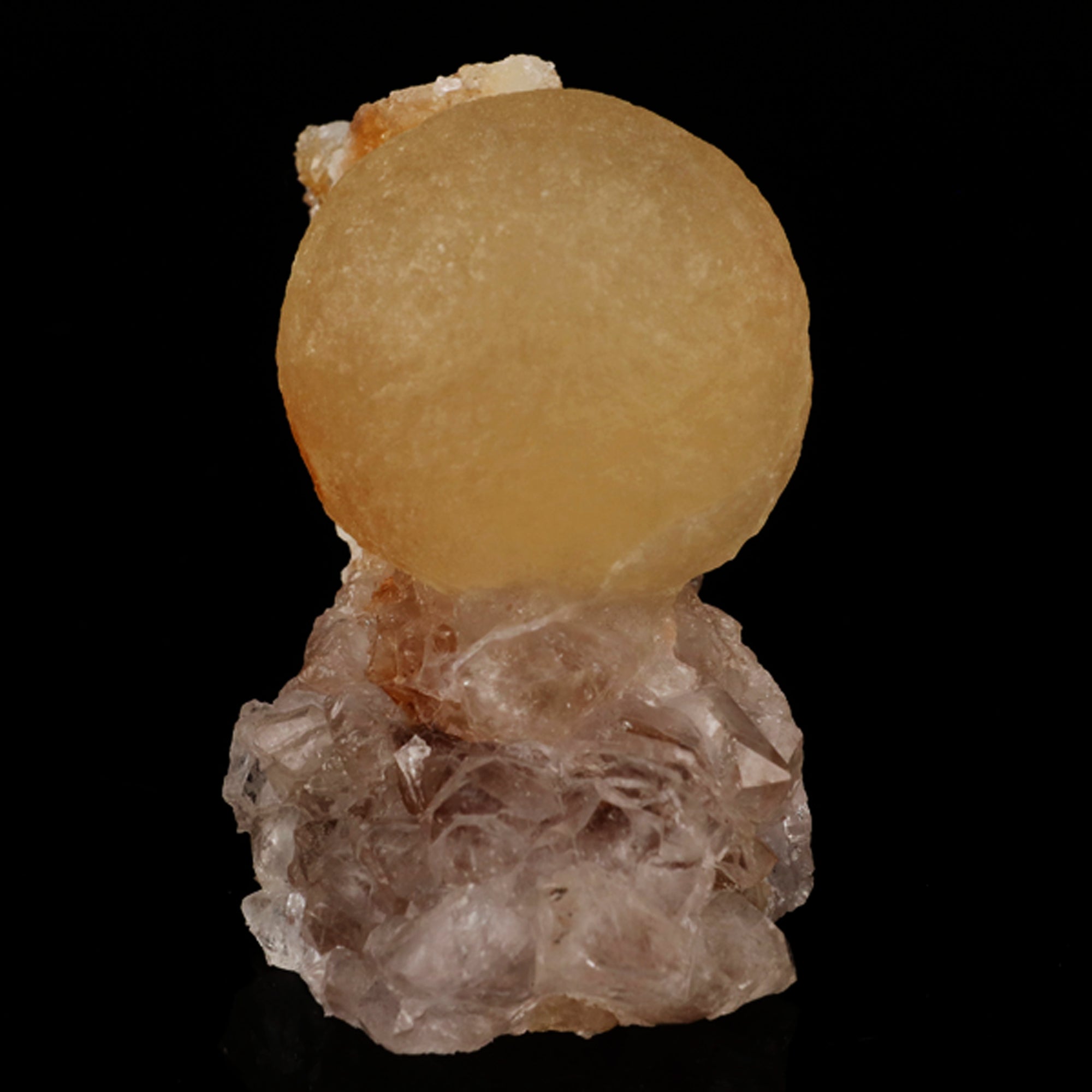 Fluorite on MM Quartz Natural Mineral Specimen # B 5627