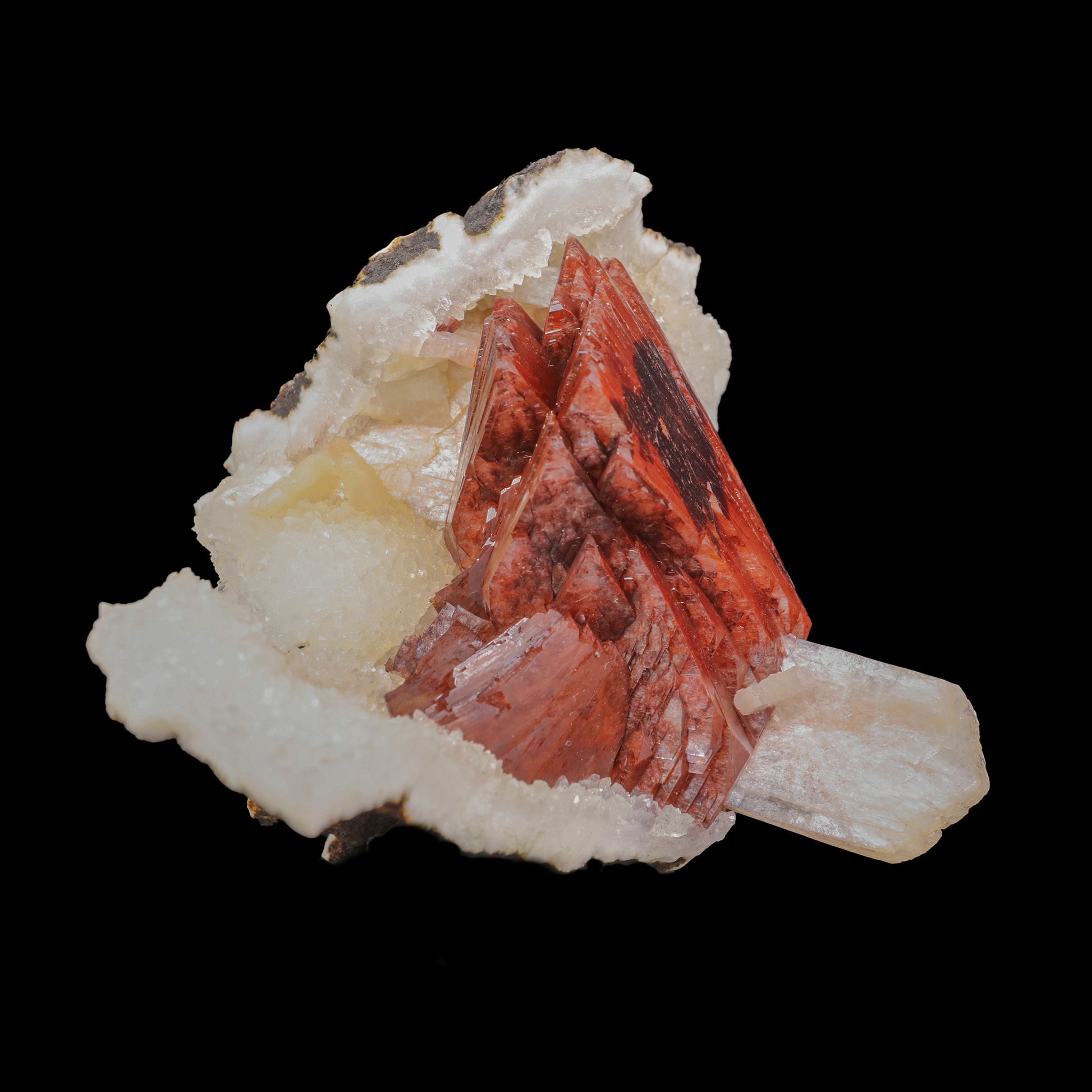 Red Heulandite Natural Mineral Specimen 