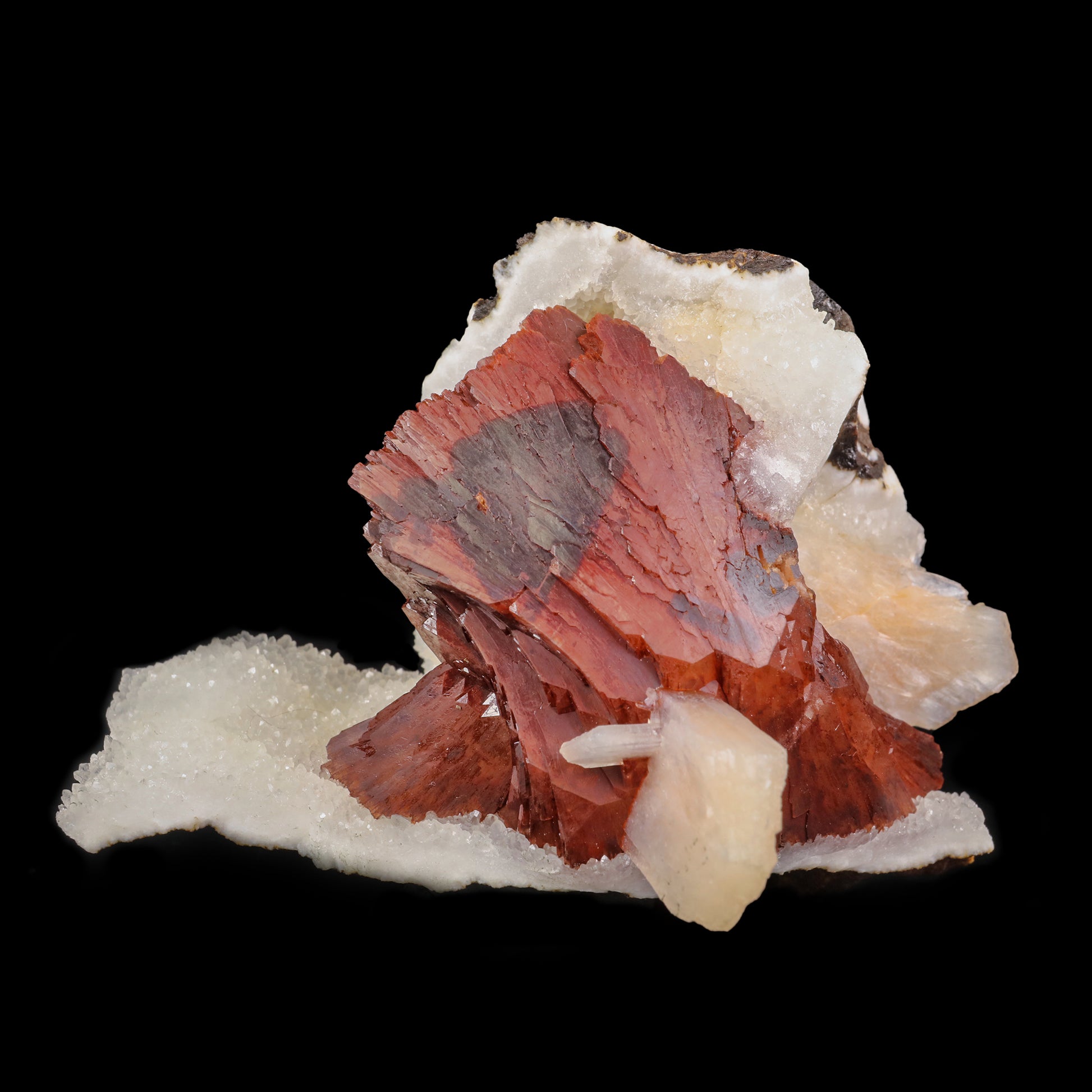 Red Heulandite Natural Mineral Specimen 