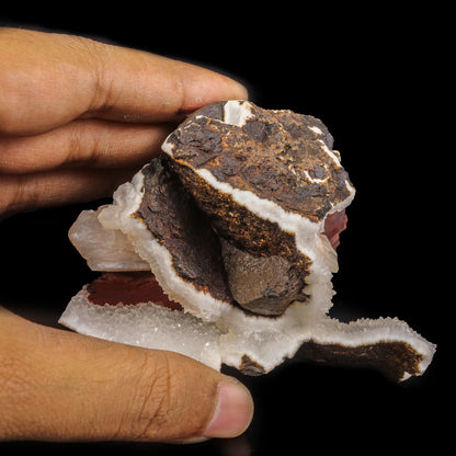 Red Heulandite Natural Mineral Specimen 