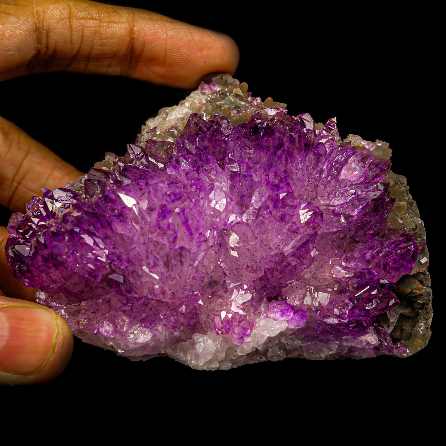 Rare Amethyst from Karur Natural Mineral Specimen # B 6868