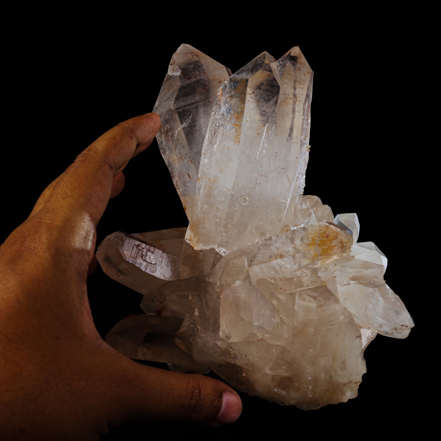 Clear Himalayan Quartz Rare one Natural Mineral Specimen USA # B 6963