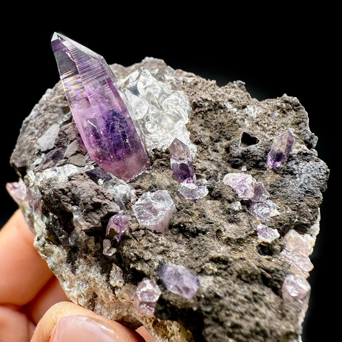 Amethyst Natural Mineral Specimen # JPL15