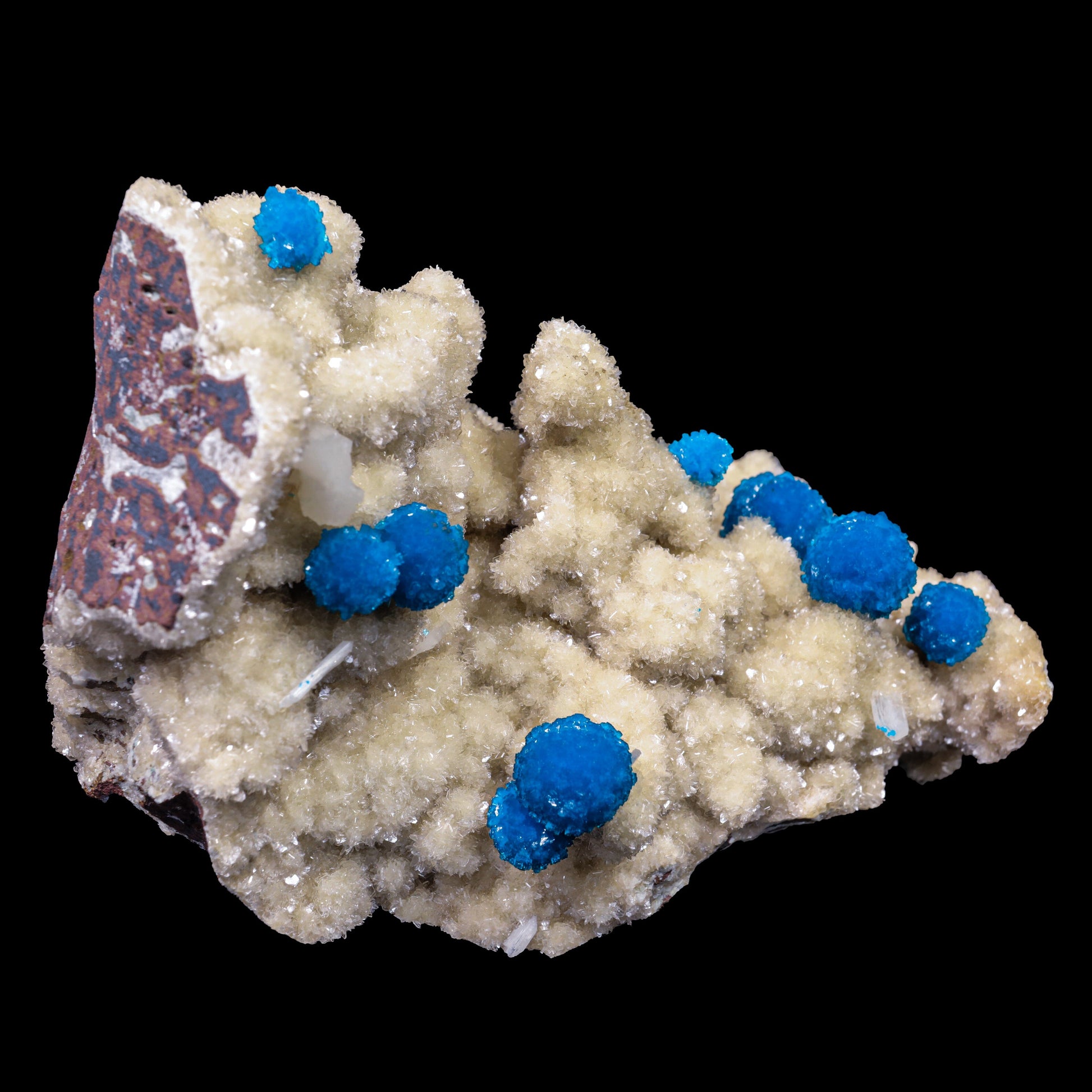 Cavansite on Heulandite (Rare Find) Natural Mineral Specimen # B 6909 (usa) Cavansite Superb Minerals 