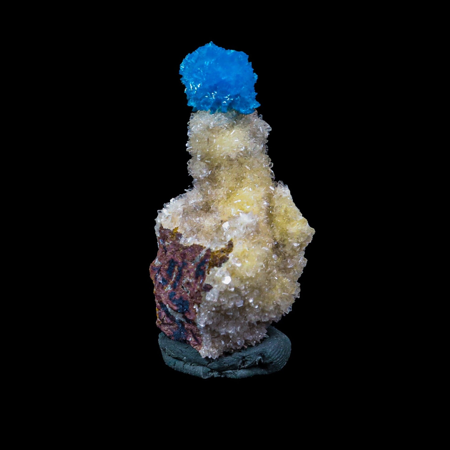 Cavansite on Heulandite (Rare Find) Natural Mineral Specimen # B 6950 Cavansite Superb Minerals 