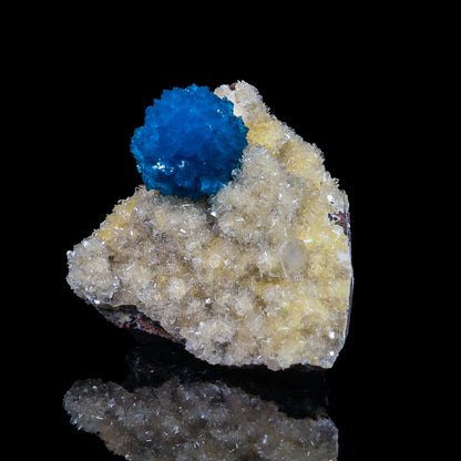 Cavansite on Heulandite (Rare Find) Natural Mineral Specimen # B 6952