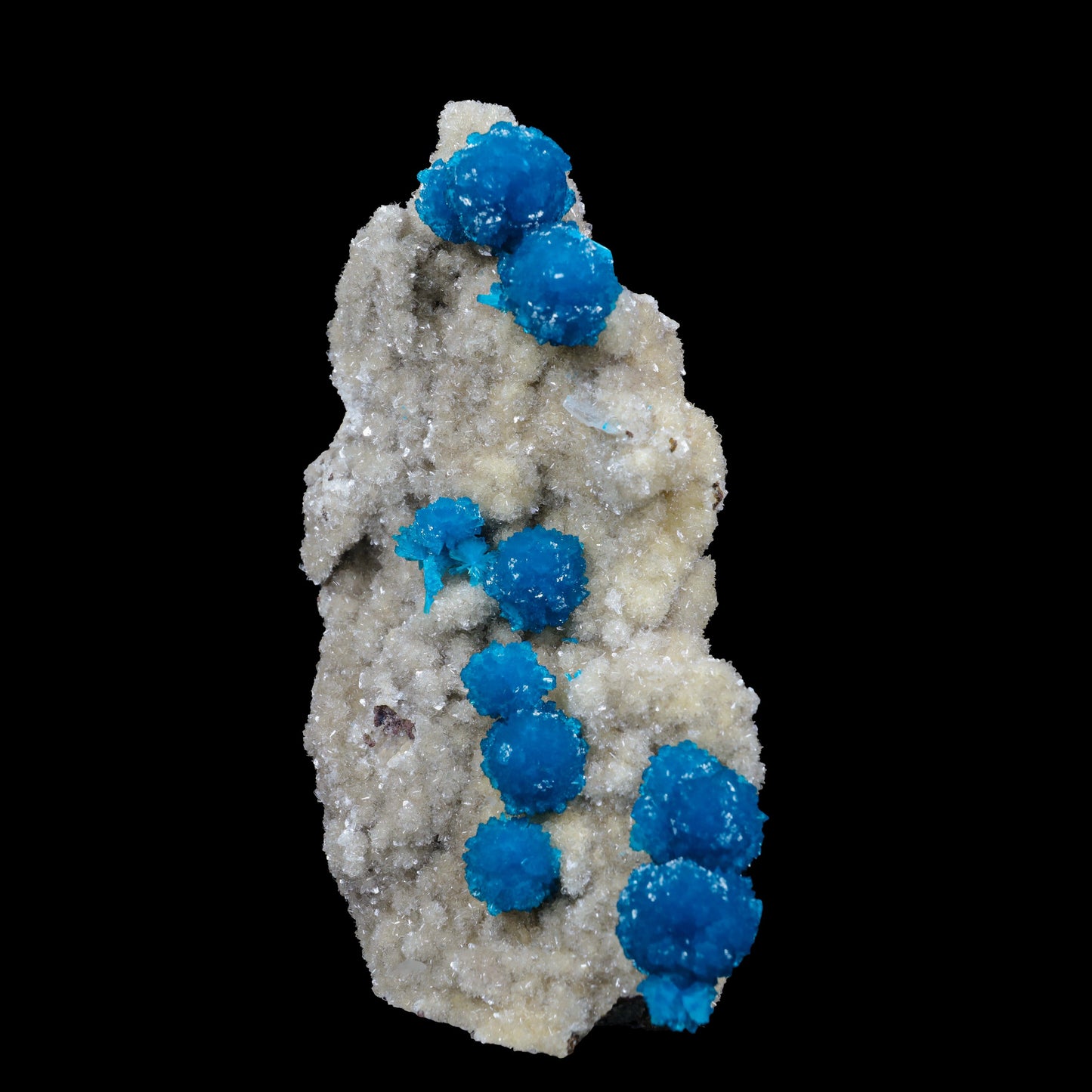 Cavansite on Heulandite (Rare Find) Natural Mineral Specimen