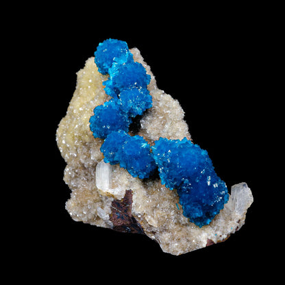 Cavansite on Heulandite (Rare Find) Natural Mineral Specimen USA # B 6926 Cavansite Superb Minerals 