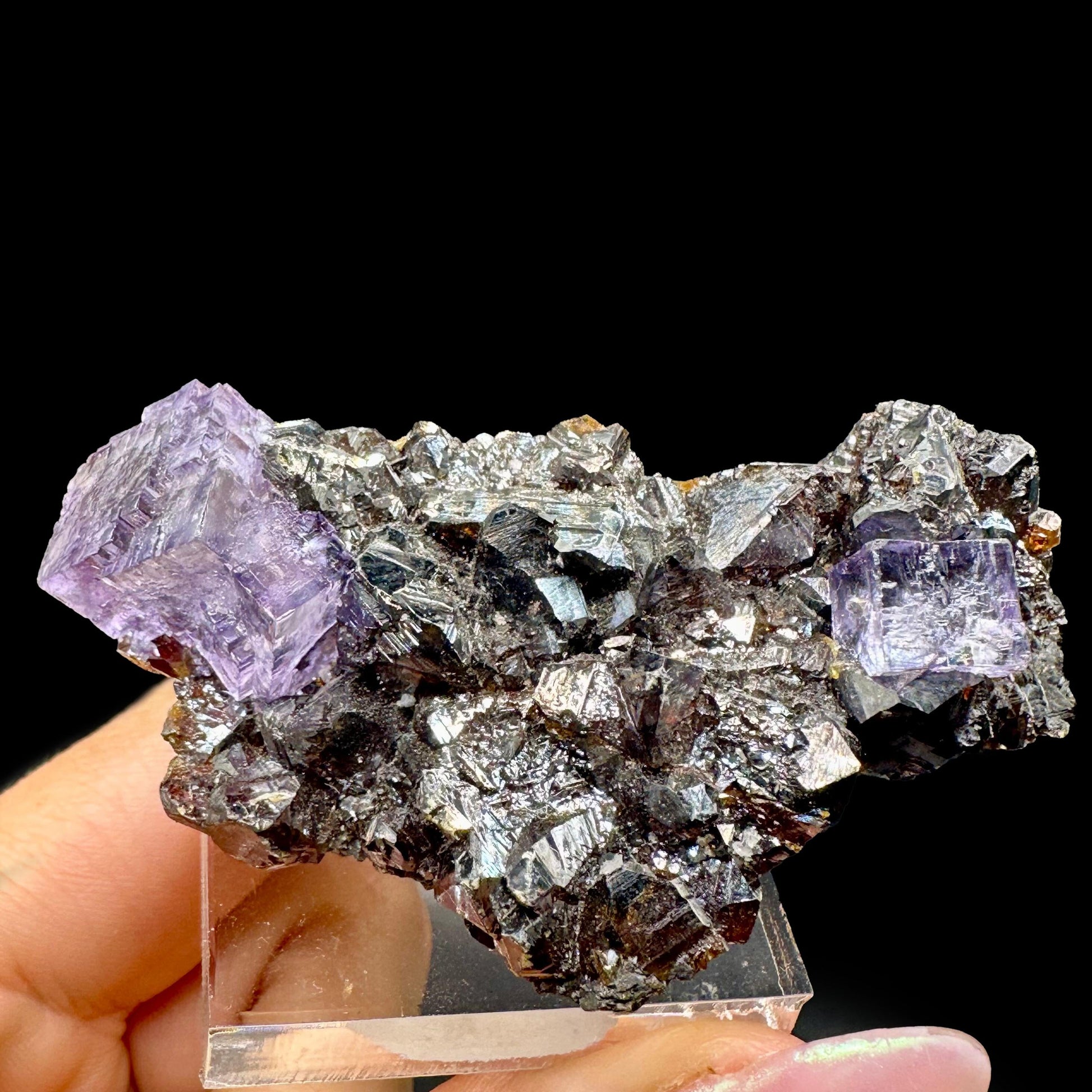 Fluorite With Sphalerite  Natural Mineral Specimen # JPL5