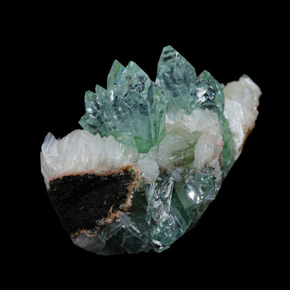 Green Apophyllite sharp terminated Natural Mineral Specimen USA # B 6931