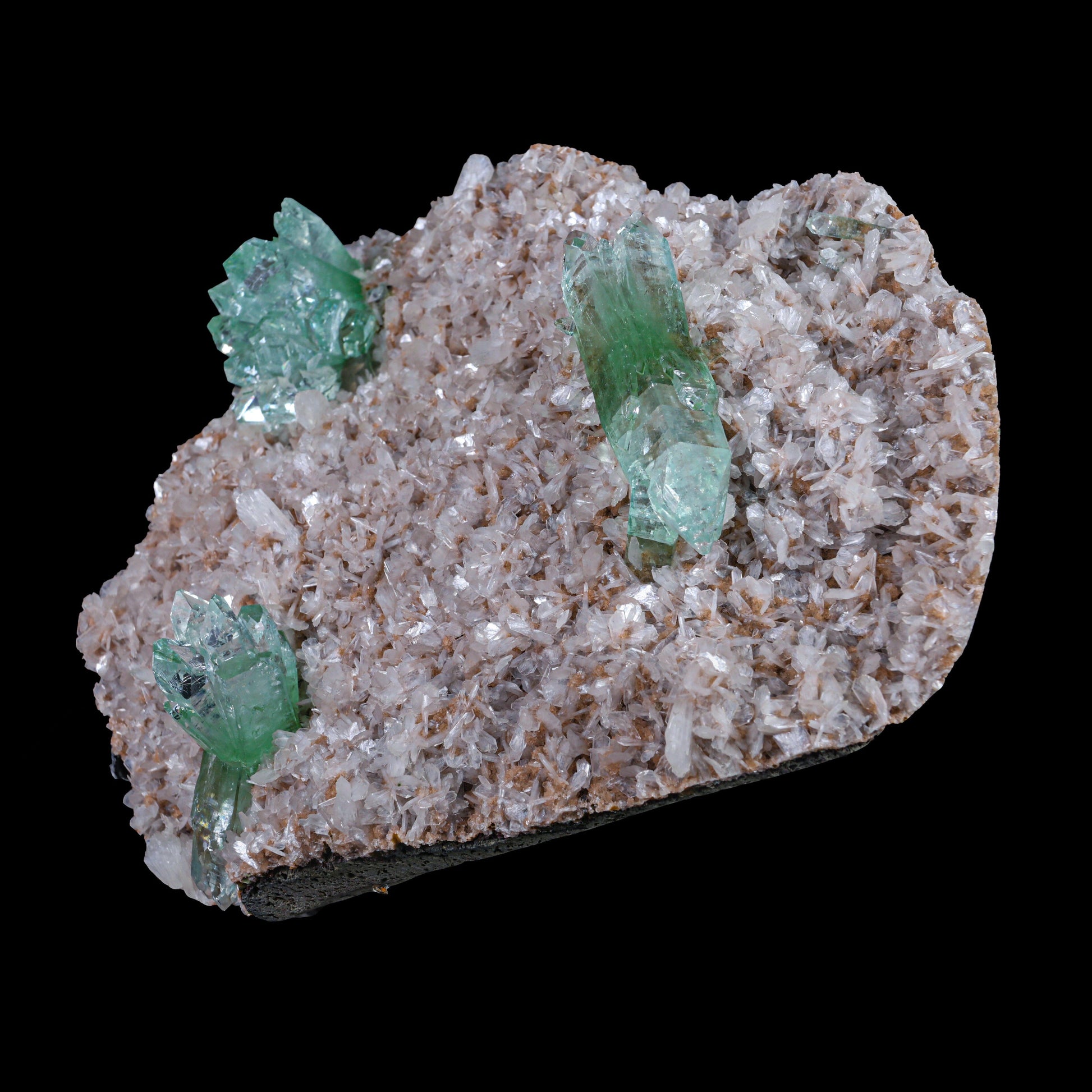 Green Floral Apophyllite sharp terminated Natural Mineral Specimen USA # B 6925