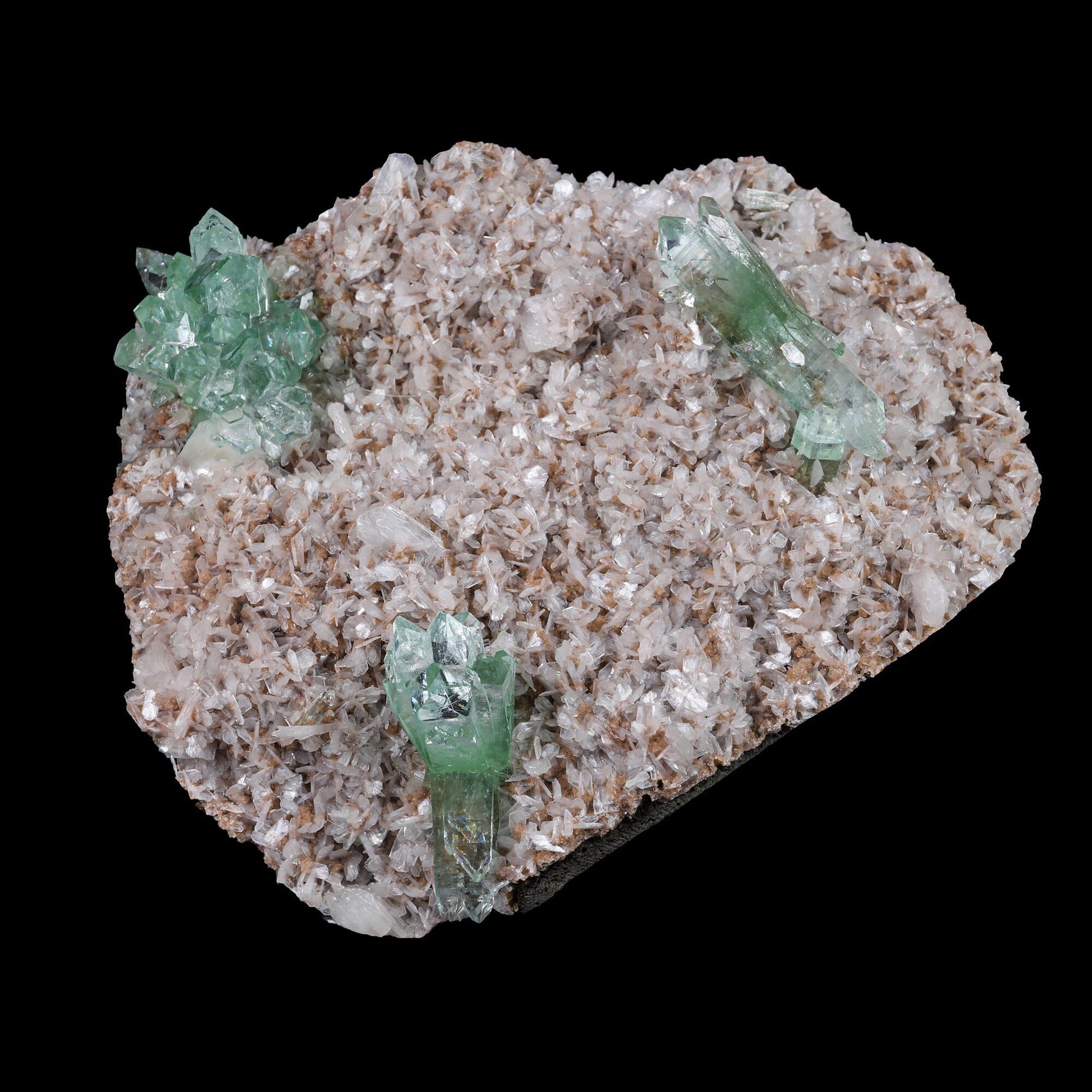 Green Floral Apophyllite sharp terminated Natural Mineral Specimen USA # B 6925