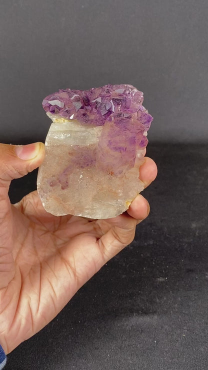 Rare Amethyst from Karur Natural Mineral Specimen # B 6876