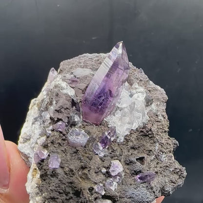 Amethyst Natural Mineral Specimen # JPL15