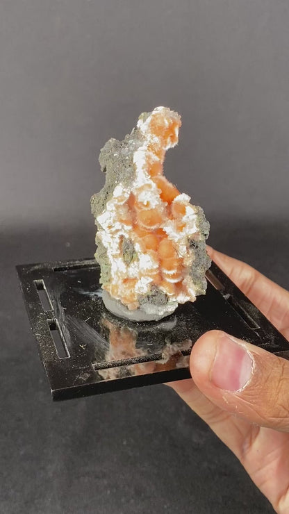 Thomsonite Orange Rare Find Natural Mineral Specimen # B 6867