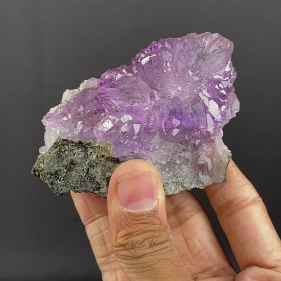 Rare Amethyst from Karur Natural Mineral Specimen # B 6854