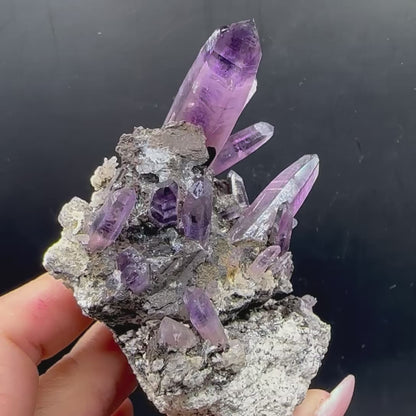 Amethyst Natural Mineral Specimen # JPL14