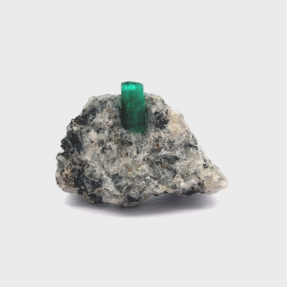 Rare Deep green Emeralds Natural Mineral Specimen # B 6827