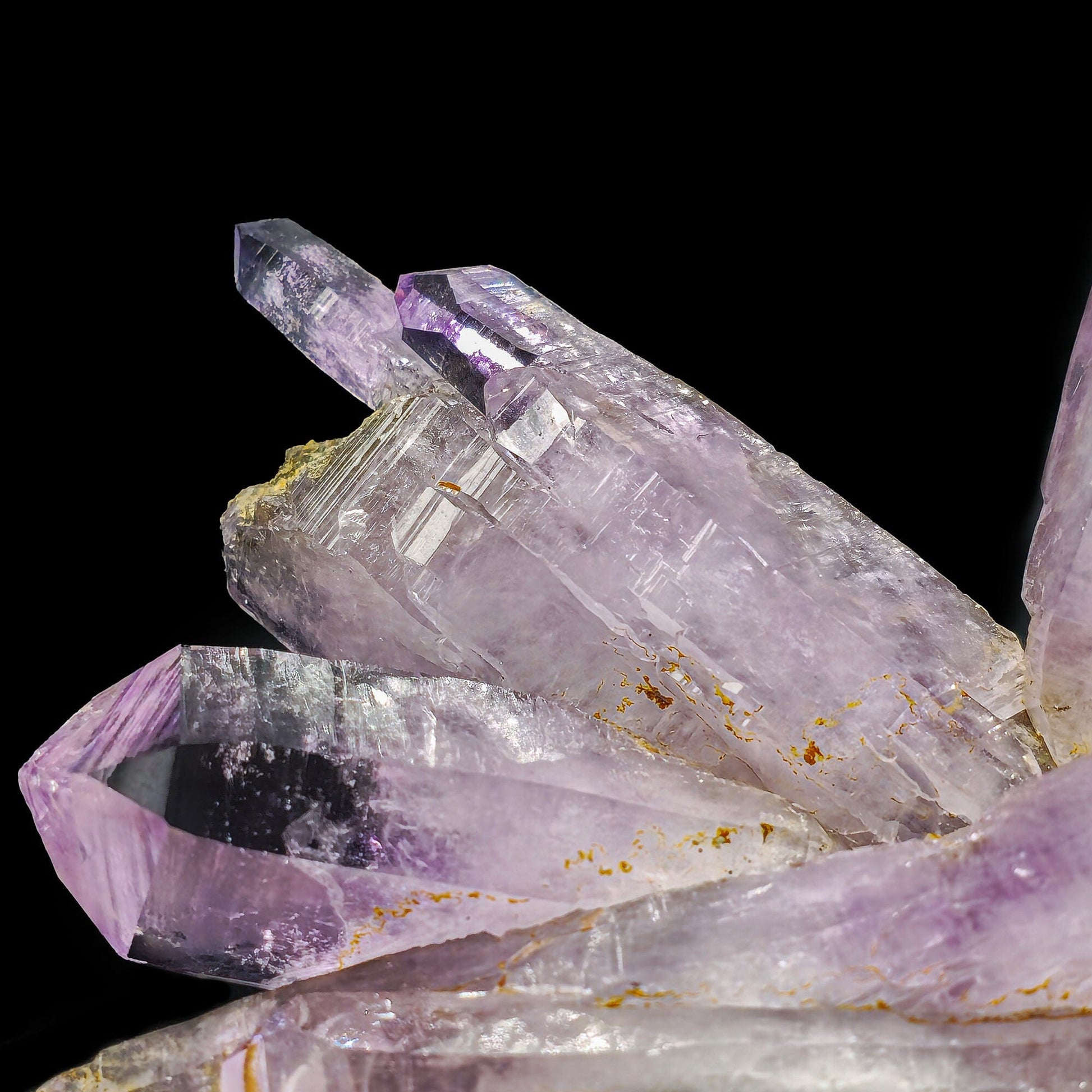 Rare Amethyst Natural Mineral Specimen. # GG12 Calcite Superb Minerals 