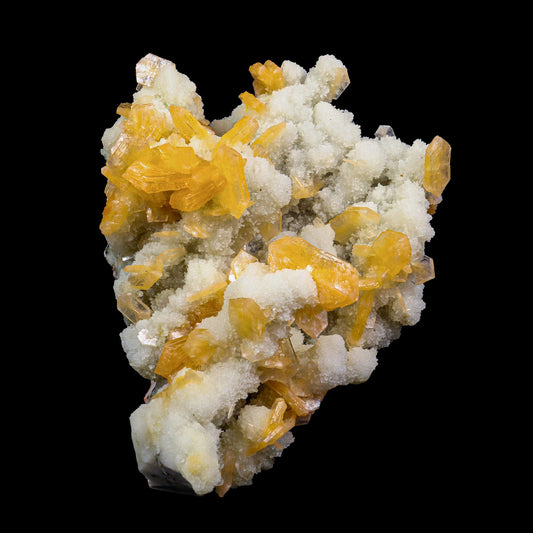 Stilbite With Chalcedony Natural Mineral Specimen # B 6897