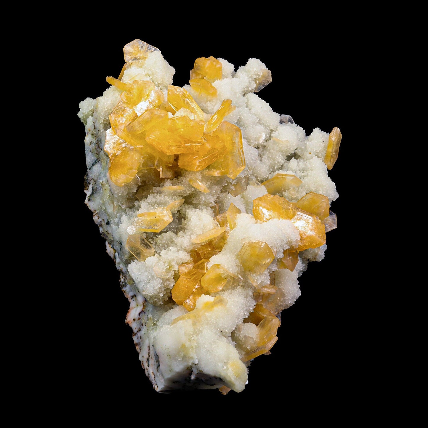 Stilbite With Chalcedony Natural Mineral Specimen # B 6897