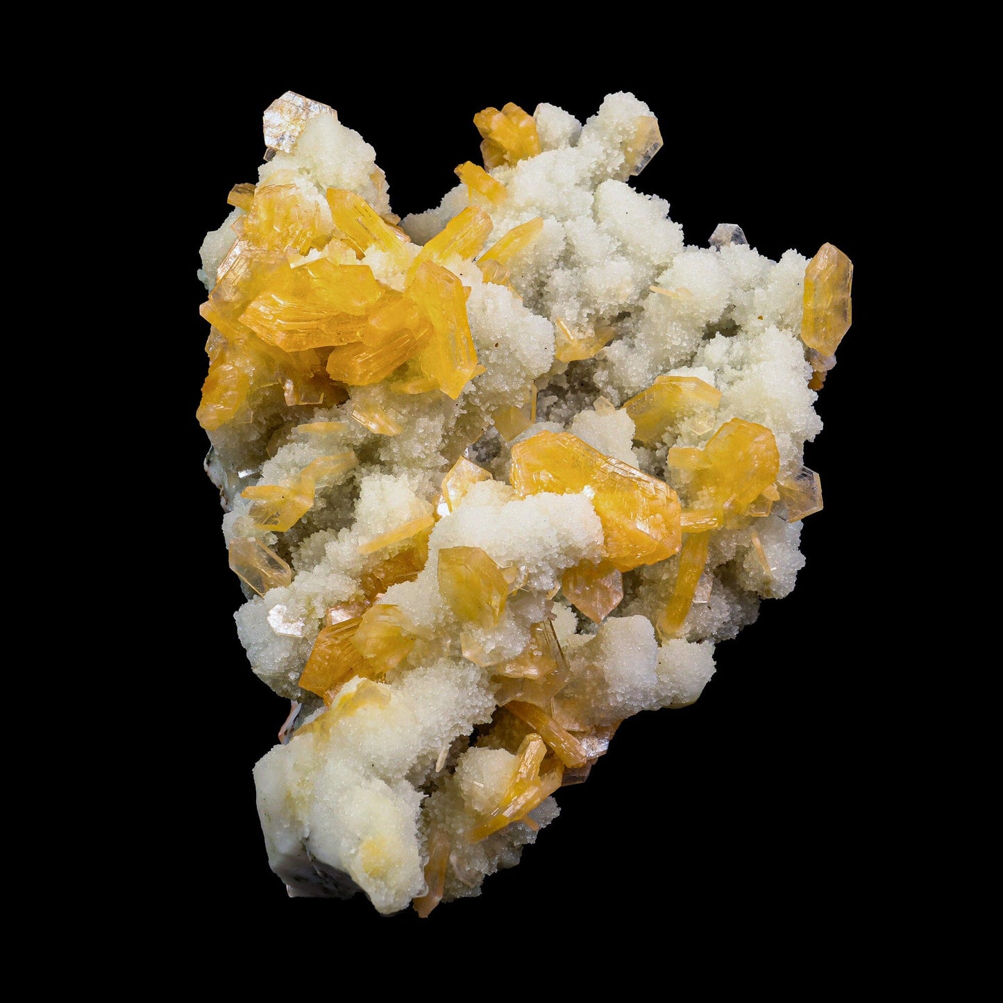 Stilbite With Chalcedony Natural Mineral Specimen # B 6897