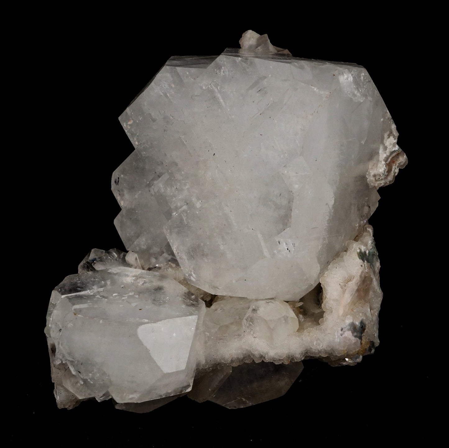 Apophyllite Cube with chalcedony Natural Mineral Specimen # B 5368 Apophyllite Superb Minerals 