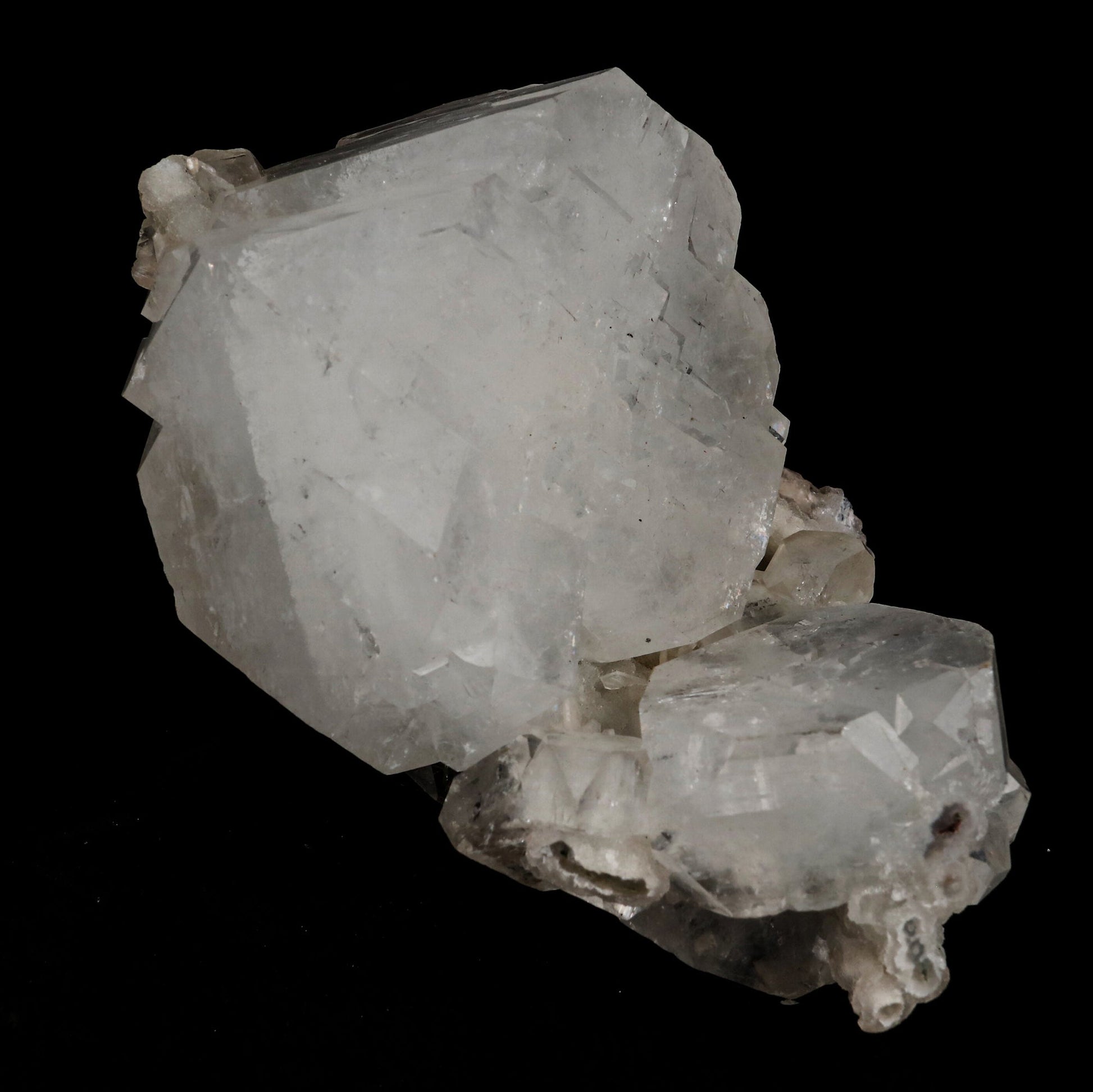 Apophyllite Cube with chalcedony Natural Mineral Specimen # B 5368 Apophyllite Superb Minerals 