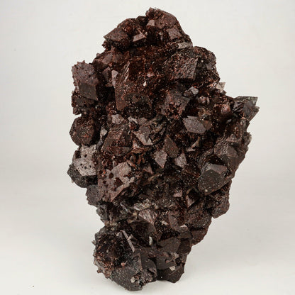 Dark Chocolate Marshy Apophyllite Free Standing dual Side Natural Mineral Specimen # B 6446 Marshy Apophyllite Superb Minerals 