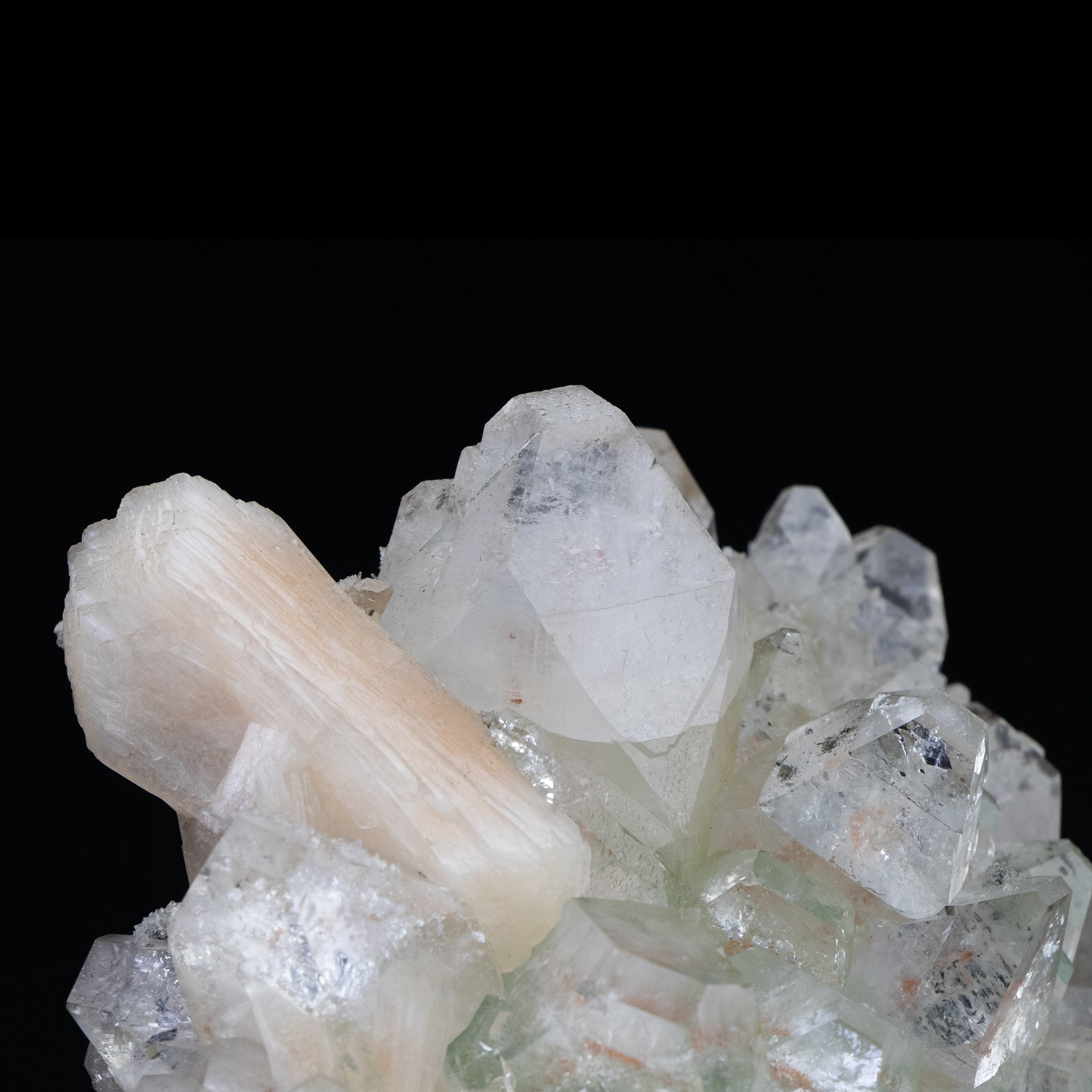 Apophyllite discount with stillbite large cluster