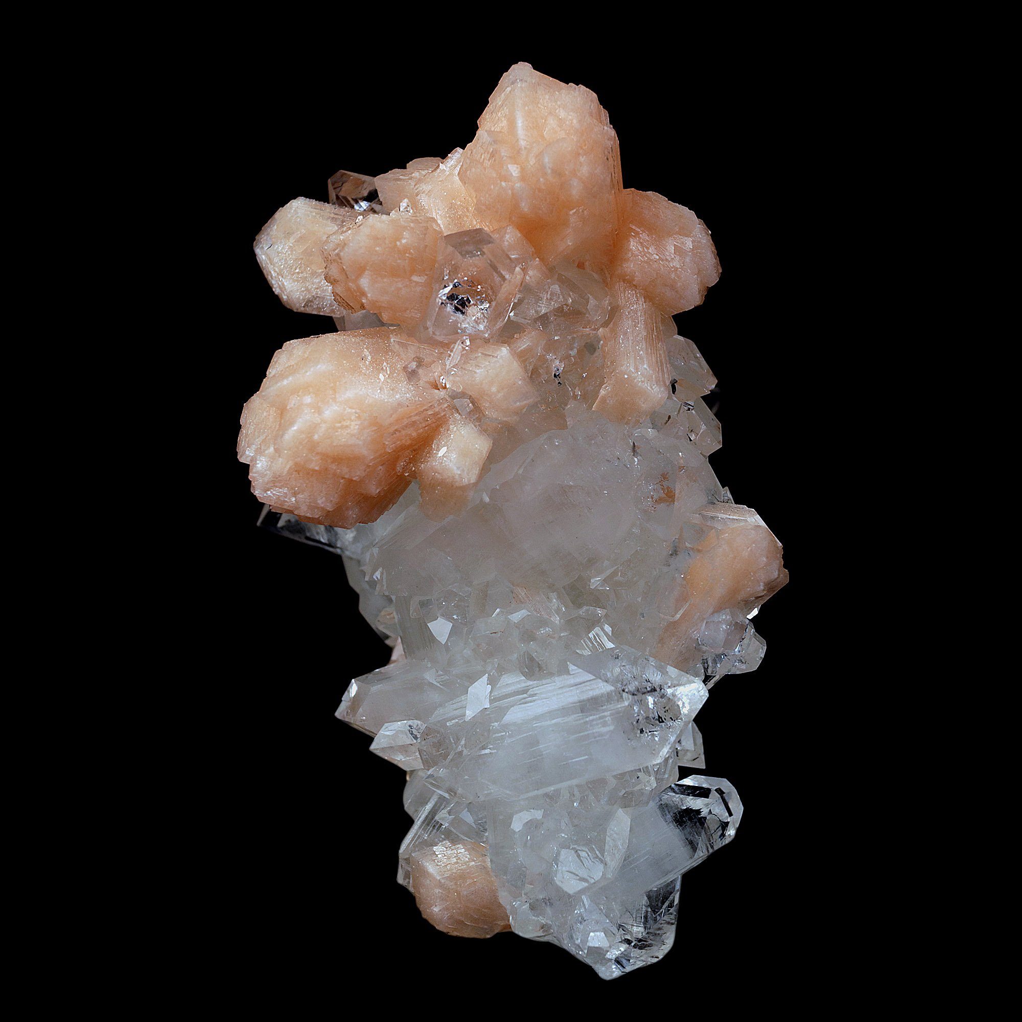 Peach stillbite and orders apophyllite